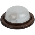 Светильник ЭРА НБО 03-60 Кантри, для ЖКХ, цоколь E27, под лампу до 60 Вт, круглый, цвет - орех