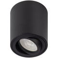 Светильник настенно-потолочный ЭРА OL21, поворотный, цоколь GU10, под лампу MR16 до 35 Вт, цвет - черный