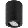 Светильник настенно-потолочный ЭРА OL33, цоколь GU10, под лампу MR16 до 12 Вт, цвет - черный