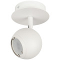 Светильник настенно-потолочный ЭРА OL36, поворотный, цоколь GU10, под лампу MR16 до 12 Вт, цвет - белый