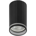 Светильник настенно-потолочный ЭРА OL42, цоколь GU10, под лампу MR16 до 12 Вт, цвет - черный