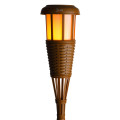 Светильник светодиодный уличный ЭРА ERASF22 Факел бамбук 900 мм на солнечной батарее, IP44, материал – пластик, цветной