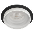 Светильник ЭРА DK95 12 Вт встраиваемый, декоративный, цоколь GU5.3, под LED лампу MR16, IP20, цвет – черный