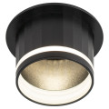 Светильник ЭРА DK111 12 Вт встраиваемый, декоративный, цоколь GU5.3, под LED лампу MR16, IP20, цвет – черный