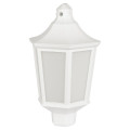 Светильник садово-парковый ЭРА НБУ 06-60 Ника 60 Вт, накладной, цоколь E27, под LED лампу, IP54, цвет - белый-матовый