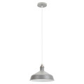 Светильник подвесной ЭРА PL 2 60 Вт, количество ламп - 1, цоколь - E27, цвет - шагрень серый, сатин никель