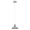 Светильник подвесной ЭРА PL 4 60 Вт, количество ламп - 1, цоколь - E27, цвет - шагрень серый, сатин никель