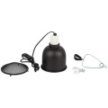Светильник для террариумов и брудеров ЭРА FITO-E27-SHADE 250 Вт с защитной решеткой, цвет - черный