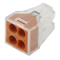 Клемма ЭРА СМК 104 NO-222-27, 4 отверстия, диапазон сечений 1.0-2.5мм2, 4 шт