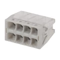 Клемма ЭРА СМК 248 NO-224-39, компактная с пастой, 8 отверстий, диапазон сечений 0.5-2.5 мм2, 50 шт Клемма ЭРА СМК 248 NO-224-39, компактная с пастой, 8 отверстий, диапазон сечений 0.5-2.5 мм2, 50 шт