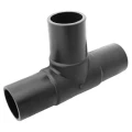 Тройник литой равнопроходной EUROSTANDARD Дн40 Ру16 ПЭ100, угол 90°, спигот SDR11