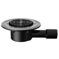 Воронка кровельная Fachmann VB 510 Дн40/50 с горизонтальным выпуском, с плоским листвоуловителем, прижимным фланцем