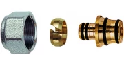 Фитинг концовка FAR FC 6055 Ду20x2.9 Ру10 с накидной гайкой М24х19 для металлопластиковых труб