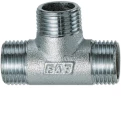 Тройник латунный FAR FC 5515 1/2″ Ду15 Ру10 хромированный, присоединение - НР 