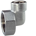 Уголок латунный FAR FK 4050 1-1/2″ Дн25-15 ВР-ВР 90°, корпус - латунь хромированный