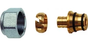 Фитинг концовка FAR FC 6052 Ду16х2 Ру10 М24х19, для труб PEX