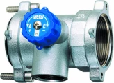 Коллектор регулирующий FAR Start FK3874 Ду32-1х1/2″ Ру25, внутренняя резьба с 1-м выходом Ду15 внутренняя резьба, межосевое расстояние 100 мм, корпус латунь