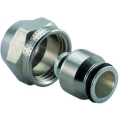 Адаптер зажимной Uponor MLC Ду16x20-G3/4″ Ру10 внутренняя резьба (евроконус), латунный для металлопластиковых труб