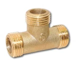 Тройник цапковый ЦВЕТЛИТ ZW50083  1/2″ Ду15 Ру16 корпус-латунь, равнопроходной, наружная резьба