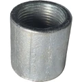 Муфта прямая Китай 1/2″ Ду15, корпус - сталь, внутренняя резьба, тип покрытия - цинк
