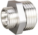 Ниппель LD Pride переходной никелированный 1/2″x3/8″ Ду15x10 латунь НР-НР
