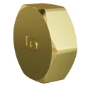 Заглушка LD 1/2″ Ду15 латунная, с внутренней резьбой