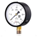 Манометр ФИЗТЕХ МП3-Уф (0-60 МПа) IP40, общетехнический 100мм, радиальное присоединение, резьба М20х1.5, класс точности 1.5