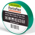 Изолента самозатухающая Fortisflex ширина - 15 мм, длина - 10 м, толщина - 0.15 мм, материал - поливинилхлорид, цвет - зеленый Изолента самозатухающая Fortisflex ширина - 15 мм, длина - 10 м, толщина - 0.15 мм, материал - поливинилхлорид, цвет - зеленый