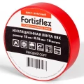 Изолента самозатухающая Fortisflex ширина - 15 мм, длина - 10 м, толщина - 0.15 мм, материал - поливинилхлорид, цвет - красный Изолента самозатухающая Fortisflex ширина - 15 мм, длина - 10 м, толщина - 0.15 мм, материал - поливинилхлорид, цвет - красный