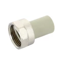 Муфта FV-Plast FV AQUA 225 Дн20х3/4″ Ру36 полипропиленовая, с накидной гайкой, серая