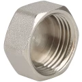 Заглушка Gappo G2218 1/2″ Ду15 Ру40, корпус - латунь никелированная, присоединение - внутренняя резьба