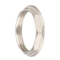 Контргайка Gappo G2220.04 1/2″ Ду15 Ру40, внутренняя резьба, материал - латунь никелированная