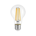 Лампа светодиодная Gauss Black Filament А60 прозрачный, 60 мм, мощность - 15 Вт, цоколь - E27, световой поток - 1450 лм, цветовая температура - 4100 K, форма - грушевидная