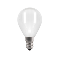 Лампа светодиодная Gauss Black Filament матовая, 45 мм, мощность - 5 Вт, цоколь - E14, световой поток - 420 лм, цветовая температура - 2700 K, форма - шарообразная