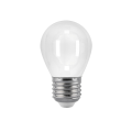 Лампа светодиодная Gauss Black Filament матовая, 45 мм, мощность - 5 Вт, цоколь - E27, световой поток - 450 лм, цветовая температура - 4100 K, форма - шарообразная