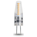 Лампа светодиодная Gauss G4 12V силикон 10 мм 2 Вт, 12 В, цоколь - G4, световой поток - 190 Лм, цветовая температура - 3000 К, форма - капсульная, нейтральный белый свет