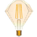 Лампа светодиодная умная Gauss Smart Home Filament Diamond 110 мм 7 Вт, 220 В, цоколь - E27, световой поток - 740 Лм, цветовая температура - 2500 К, диммируемая, форма - оригинальная