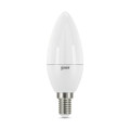 Лампа светодиодная Gauss Black E14 свеча 37 мм мощность - 7 Вт, цоколь - E14, световой поток - 550 Лм, цветовая температура - 4100 °К, цвет колбы - белый, цвет свечения - белый, форма - свеча