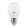 Лампа светодиодная Gauss Black E27 шар P45 45 мм мощность - 7 Вт, цоколь - E27, световой поток - 590 Лм, цветовая температура - 4100 °К, цвет колбы - белый, цвет свечения - белый, форма - шарообразная