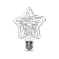 Лампа светодиодная Gauss Star Filament E27 оригинальная цветная 117 мм мощность - 2 Вт, цоколь - E27, цвет свечения - управляемый, форма - оригинальная