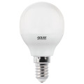 Лампа светодиодная Gauss Elementary G45-14 45 мм мощность - 6 Вт, цоколь - E14, световой поток - 450 лм, цветовая температура - 4100 K, нейтральный белый свeт, форма - шар