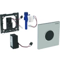 Система управления смывом Geberit Sigma 10 для писсуаров, питание от сети, полированная, материал – нержавеющая сталь