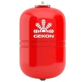 Расширительный бак Gekon WRV 200л 10бар 1 1/4″ мембранный, цилиндрический, для систем отопления, цвет - красный