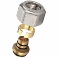 Концовка Gekon GK716 3/4″ Ду20 для металлополимерных труб и труб РЕХ 16x2, присоединение - компрессионное, корпус - латунь