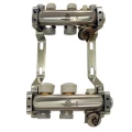 Колекторная группа GEKON GK-731 1″ на 2 EU отвода 3/4″ Ду25Х20 Ру10 с микрометрическими вентилями, термостатическими клапанами и ручными воздухоотводчиками