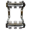Колекторная группа GEKON GK-751 1″ на 3 EU отвода 3/4″ Ду25Х20 Ру10 с микрометрическими вентилями, термостатическими клапанами без воздухоотводчиков