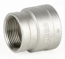 Муфта переходная GENEBRE 0240 02 01, Ду8 x Ду4 (1/4″ x 1/8″), Ру20, корпус - AISI316 (CF8M), внутренняя резьба