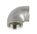 Угольник GENEBRE 0090 10, 2 1/2″ Ду65, Ру20, 90 град, корпус - AISI316 (CF8M), внутренняя резьба