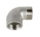 Угольник GENEBRE 0092 10, 2 1/2″ Ду65, Ру20, 90 град, корпус - AISI316 (CF8M), наружная/внутренняя резьба