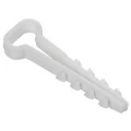 Дюбель-хомут GENERICA 5-10мм для круглого кабеля, материал корпуса - полиамид, цвет - белый, упаковка - 100шт UDH13-05-10-100-K01-G
